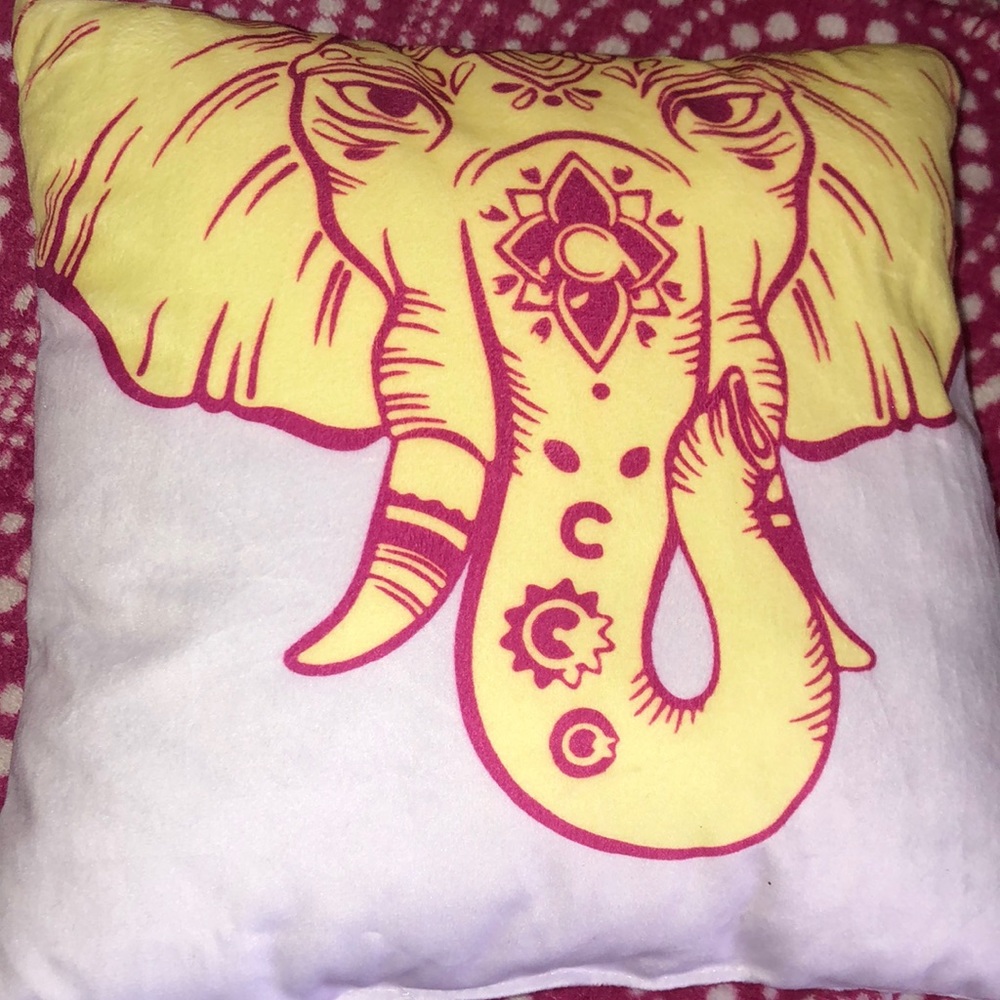 Soft Squishy Elephant Pillow